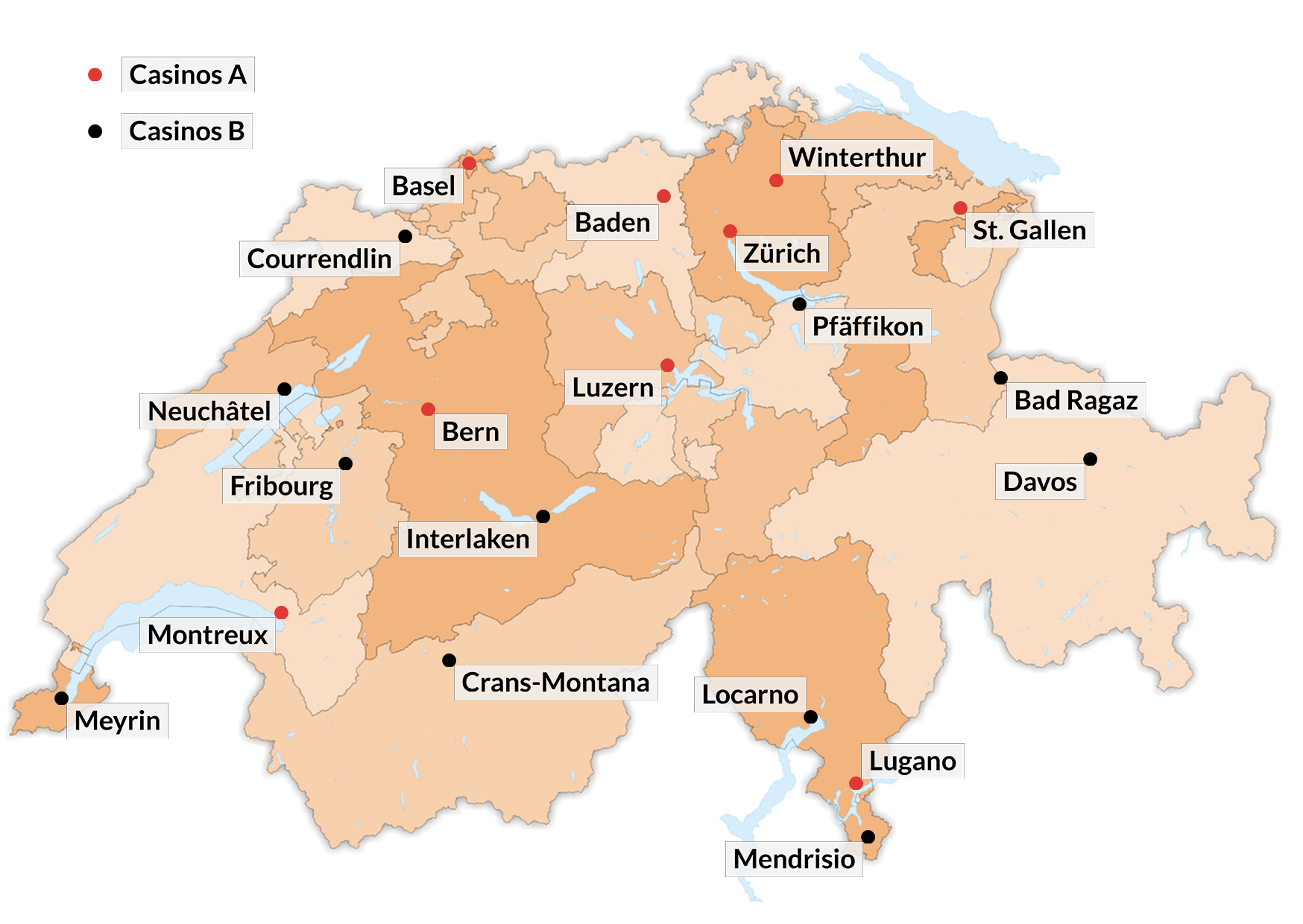 Case da gioco in Svizzera